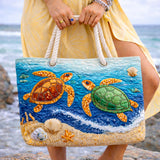 Tropical Turtle Quilted Beach and Travel Bag