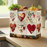 Rustic Rose Quilted Shopping Bag GFTONT6476