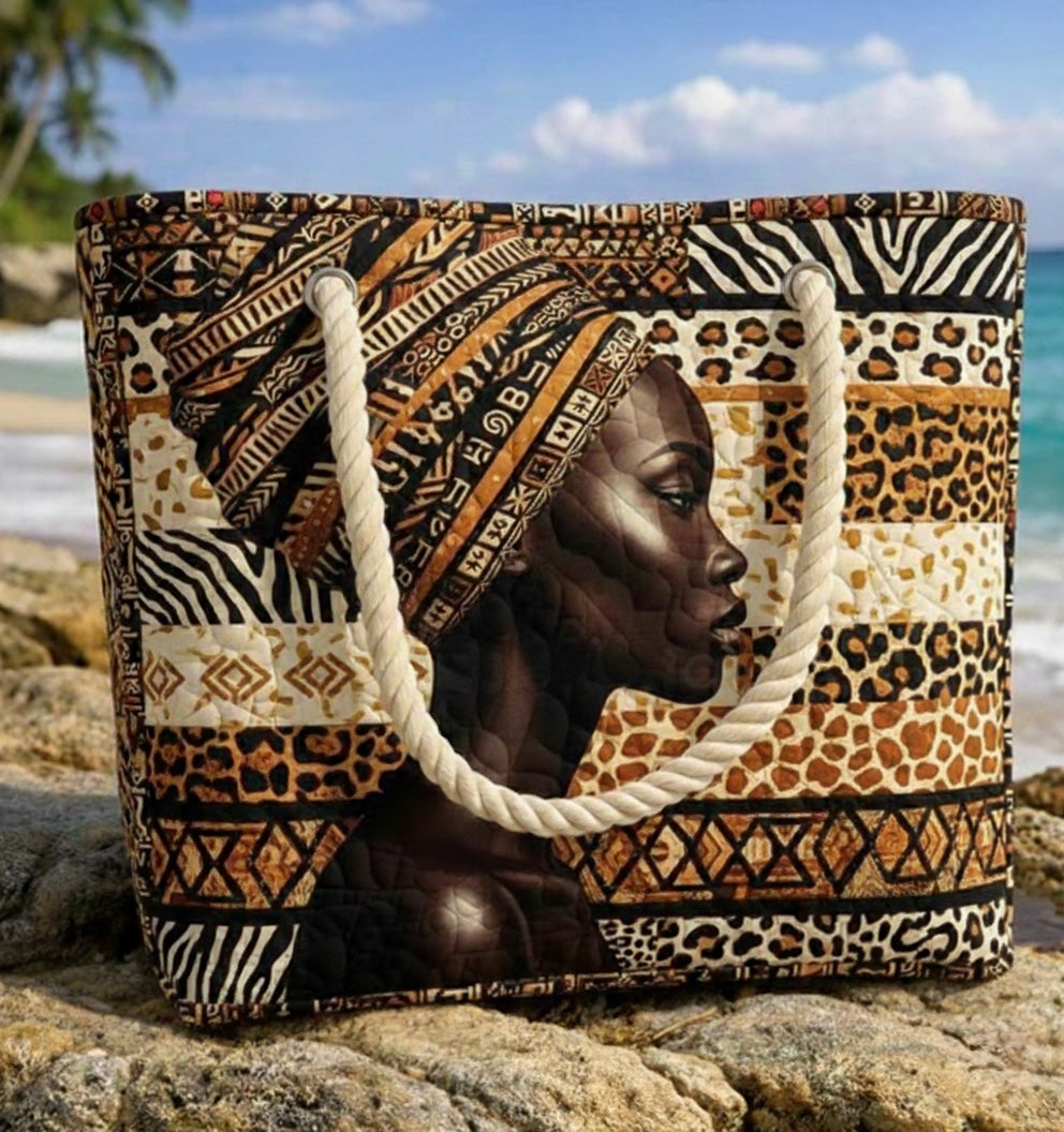African Queen Beach Bag – Spacious