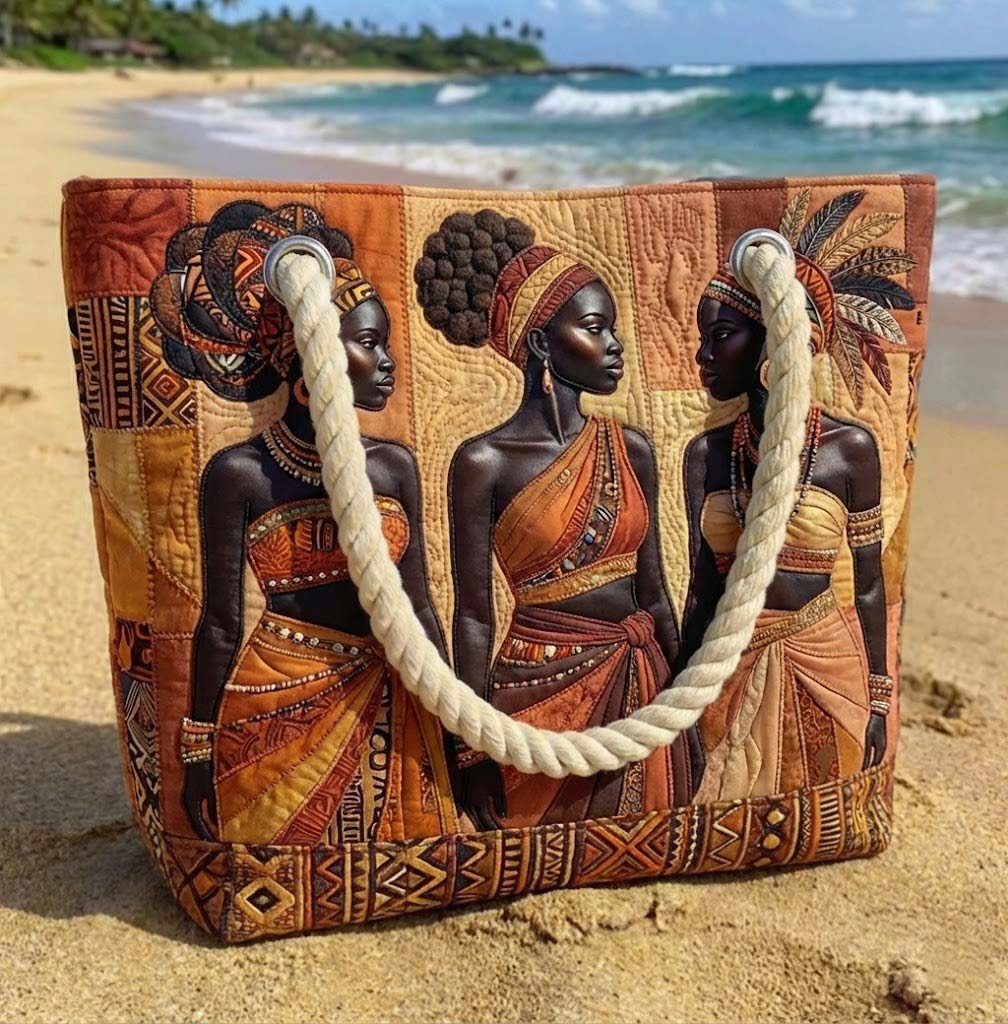Quilted Beach and Travel Bag: Splendour of the Queens