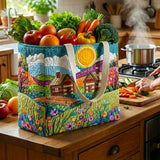 Golden Pastures Quilted Shopping Bag GFTOTP16668
