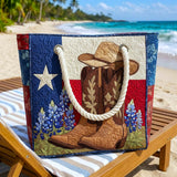 Quilted Beach and Travel Bag Spirit of Texas