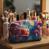 Quilted beauty case with galactic travel NCU0PT9428
