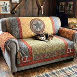 Quilted Sofa Cover Texas Star