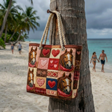 Quilted Beach Bag Prairie Horse – Gift Idea