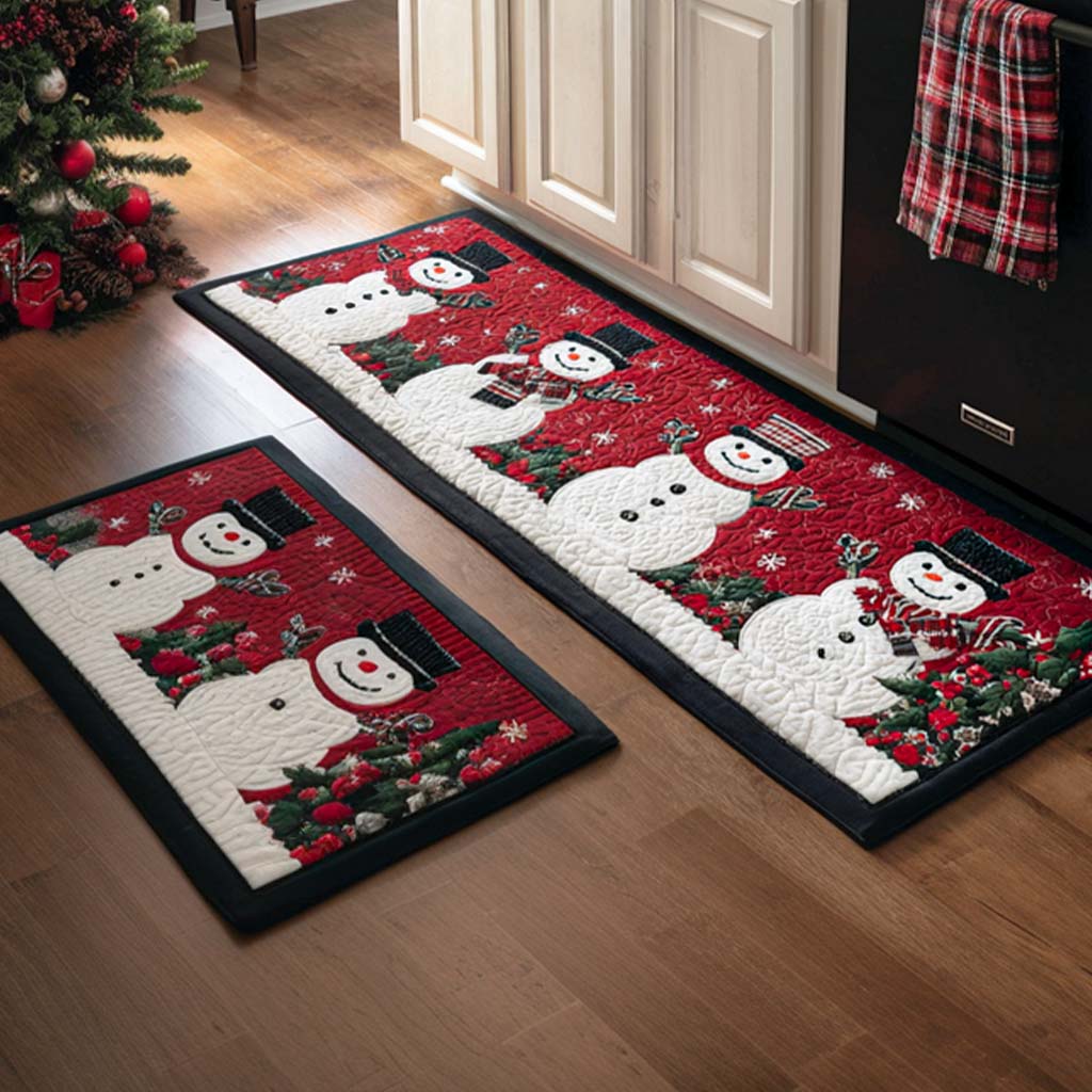 Classic Non-Slip Christmas Kitchen Mat NCU0VT323