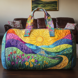 Quilted crossbody bag with golden horizon NCU0DK9814