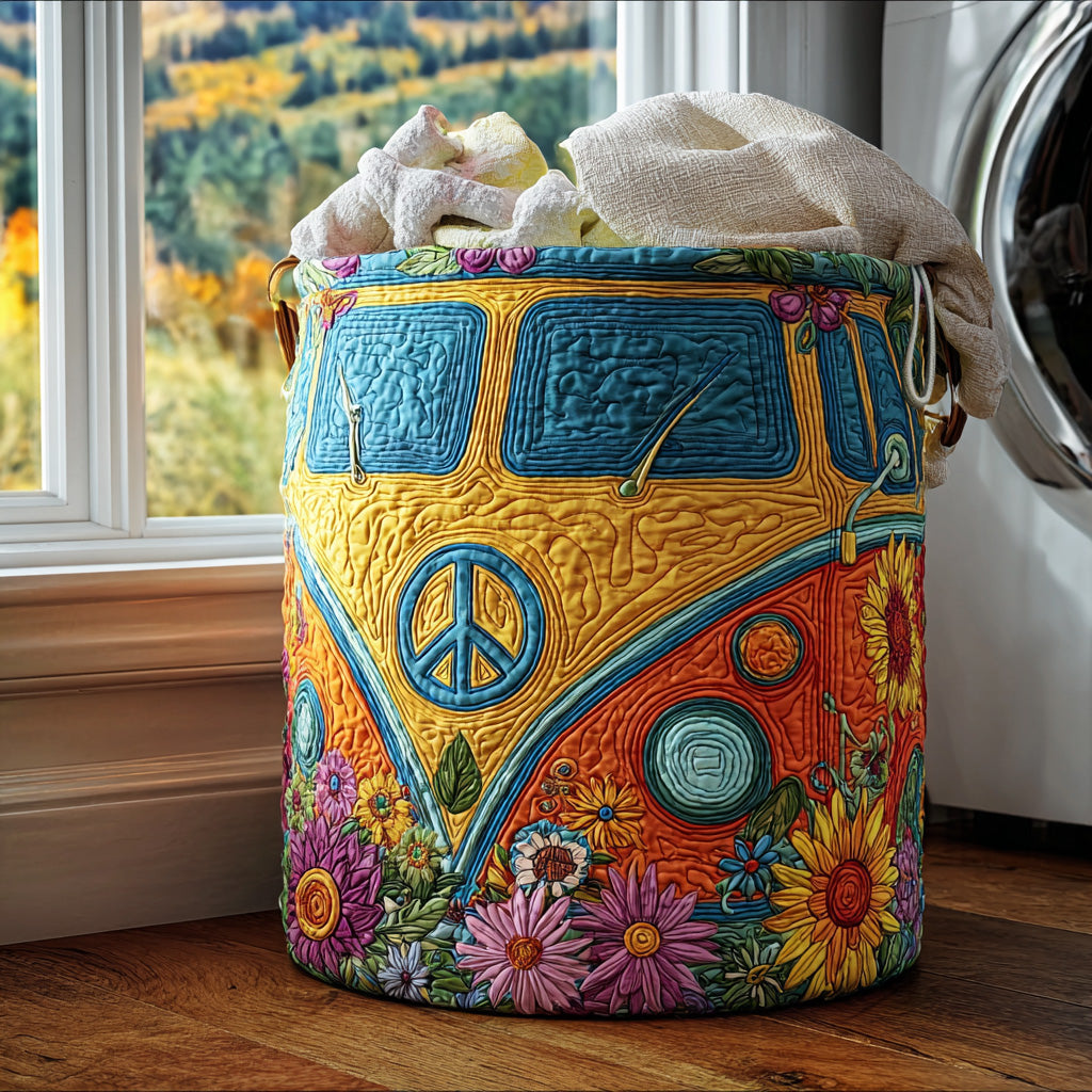 Quilted Laundry Basket — Van Hippie