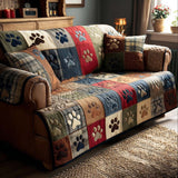 Quilted sofa cover with cheerful patterns NCU0NT11190