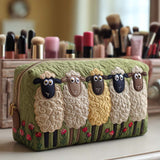 Quilted beauty case with cheerful flock NCU0NT10386