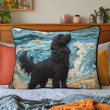 Quilted cushion cover with harbour guardian NCU0DV7367