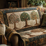 Quilted Sofa Cover Tree of Life – for Living Room