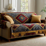 Quilted sofa cover with classic diamond pattern NCU0XD2423