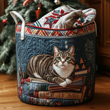 Laundry Basket with Christmas Motif
