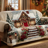 Quilted Sofa Cover for a Festive Welcome – Christmas Edition