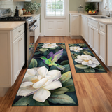 Non-slip kitchen rug with hummingbirds NCU0DK10909