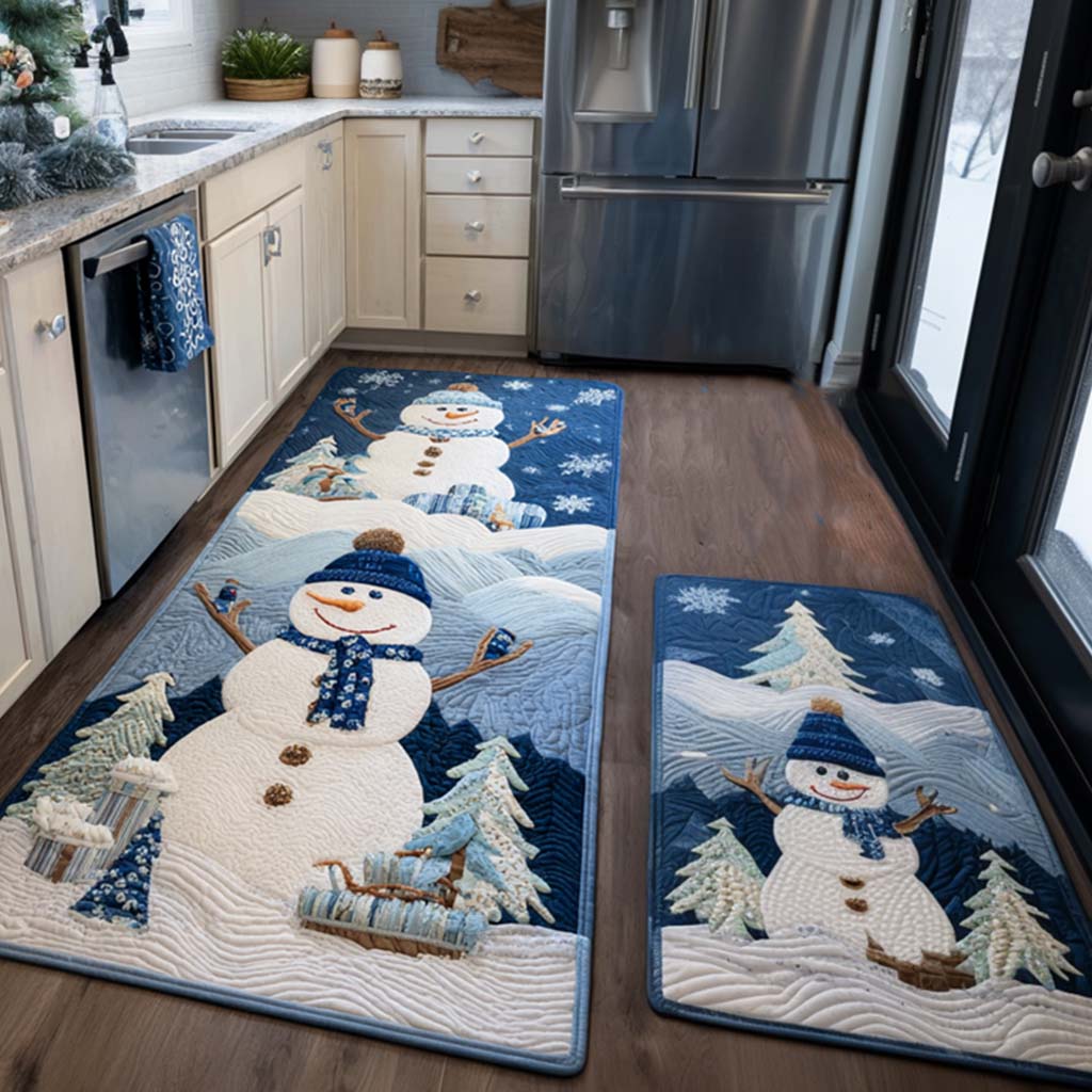 Classic Non-Slip Christmas Kitchen Mat NCU0VT323