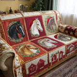 Quilted Sofa Cover Knights of the Bells