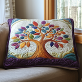 Quilted Cushion Cover with Circle of Life NCU0DV6290