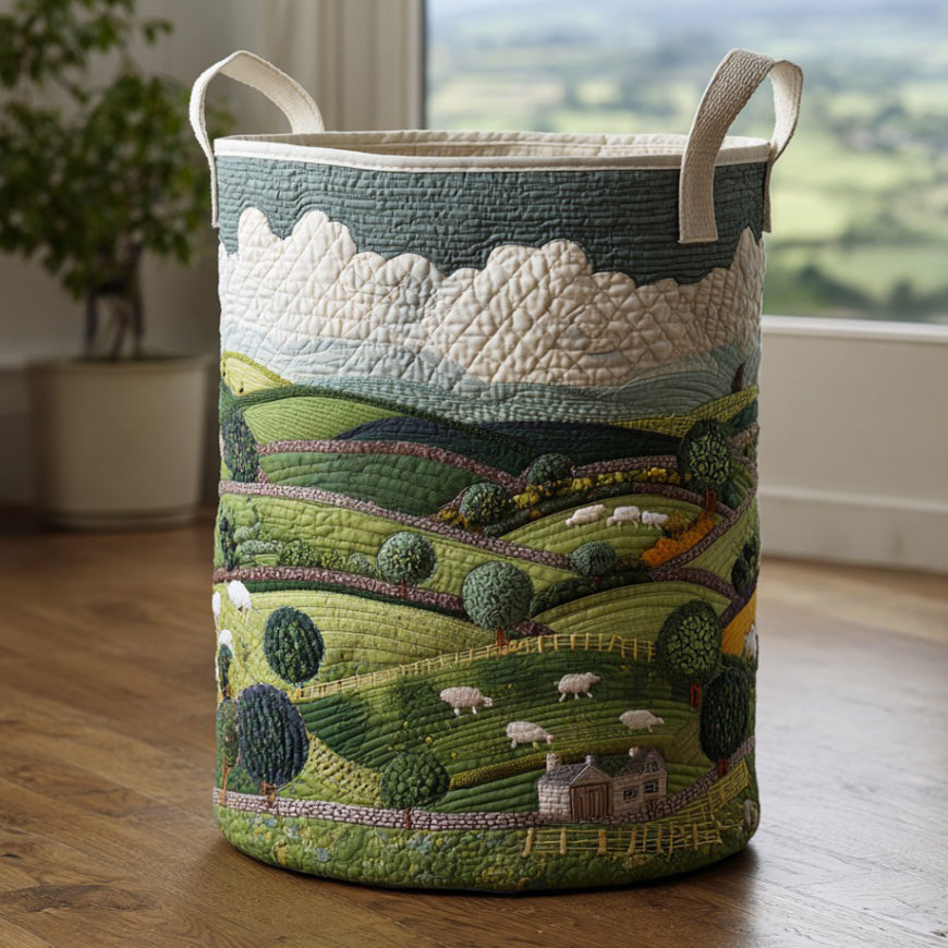 Quilted Laundry Basket in the Shape of a Sheep NCU0QN029