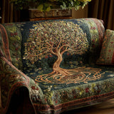 Quilted Sofa Cover Tree of Life – for Living Room