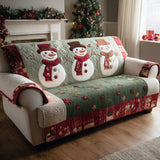 Quilted Cover for Festive Frost Sofa