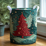 Quilted Laundry Basket — Christmas