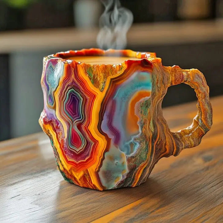 Mineral Infused Crystal Coffee Mugs