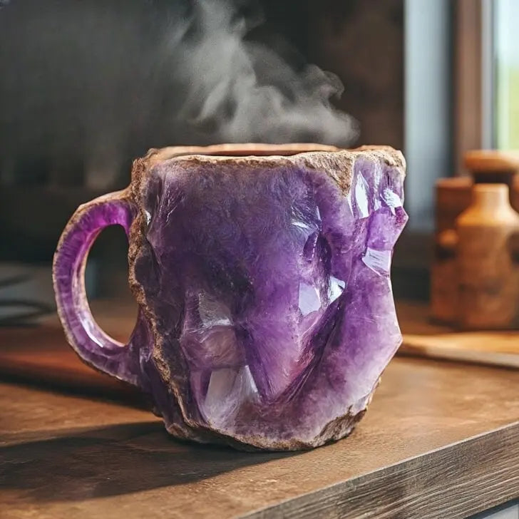 Mineral Infused Crystal Coffee Mugs