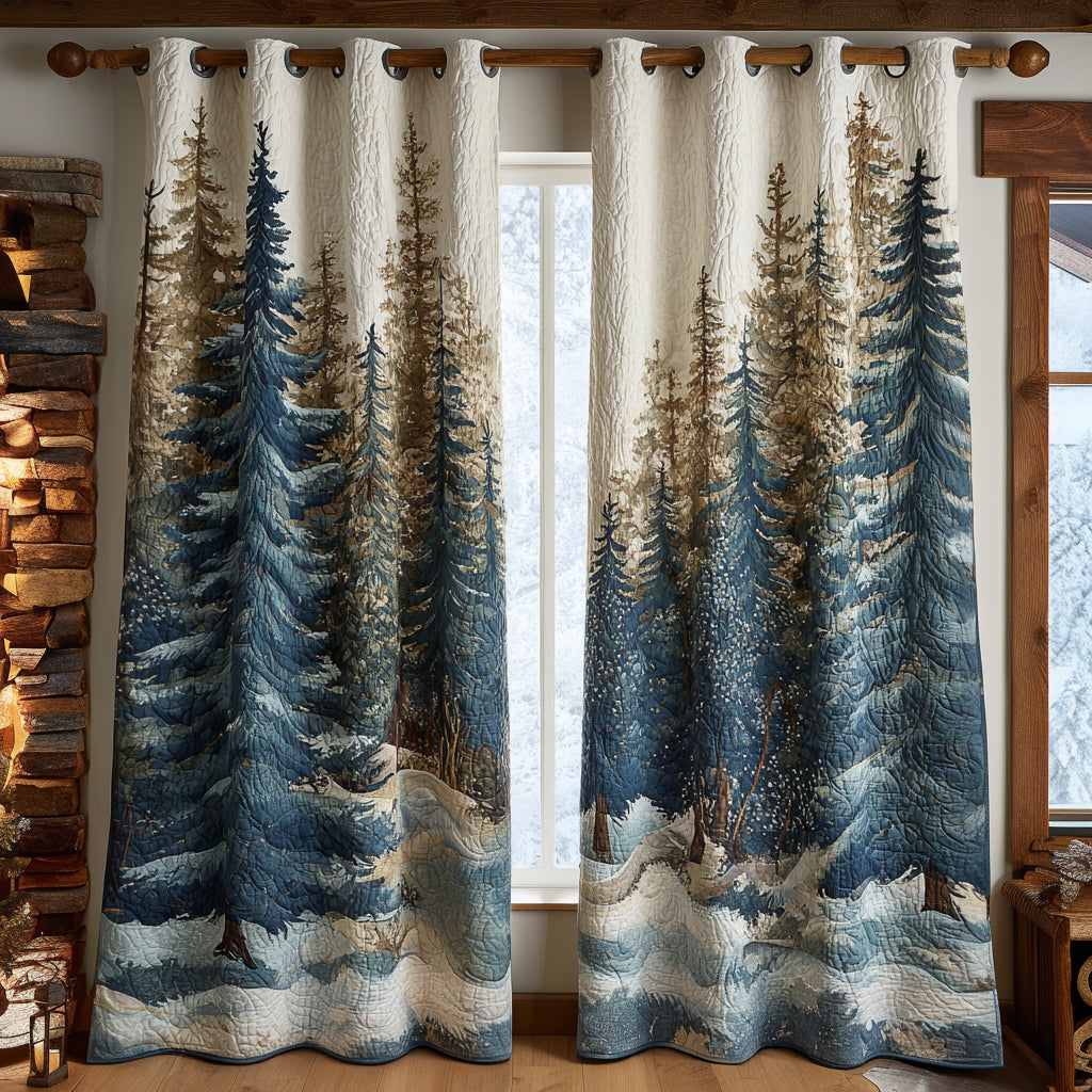 Quilted Curtains Forest NCU0VT331