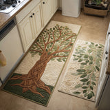 Non-slip kitchen rug with decorative roots NCU0DK11679