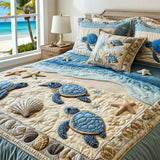 3-Piece Duvet Cover Set - Ocean Waves