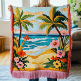 Woven Ocean Horizon Blanket NCU0VH3874