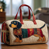 Padded Crossbody Bag with Patchwork Puppy NCU0NT9726