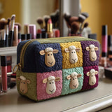Quilted beauty case in patchwork fabric NCU0NT10389