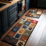 Non-slip kitchen rug with cosy paw prints NCU0NT11390