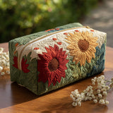 Quilted beauty case with luminous petals NCU0PT9258