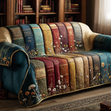 Quilted sofa cover with decorative pattern NCU0VT348
