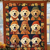 Quilted Blanket Retriever Autumn Vibes NCU0PT359