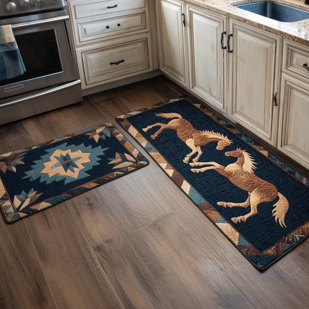 Non-slip kitchen rug with dreamcatcher pattern NCU0VT322