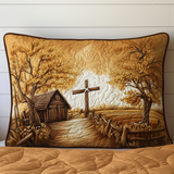 Elegant Rustic Style Quilted Cushion Cover NCU0NT8152