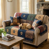 Quilted Sofa Cover in Country Style