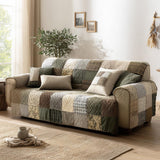 Quilted Sofa Cover Rustic Retreat – Non-Slip