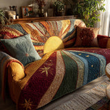 Quilted Patchwork Sofa Cover at Dawn NCU0XD2062