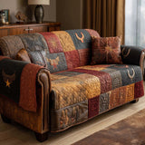 Quilted Sofa Cover Rodeo Rustic