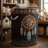 Quilted laundry basket with elegant and symbolic design NCU0NTV520
