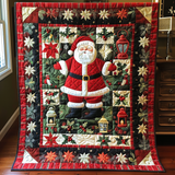 Quilted Santa Claus Blanket NCU0NT079