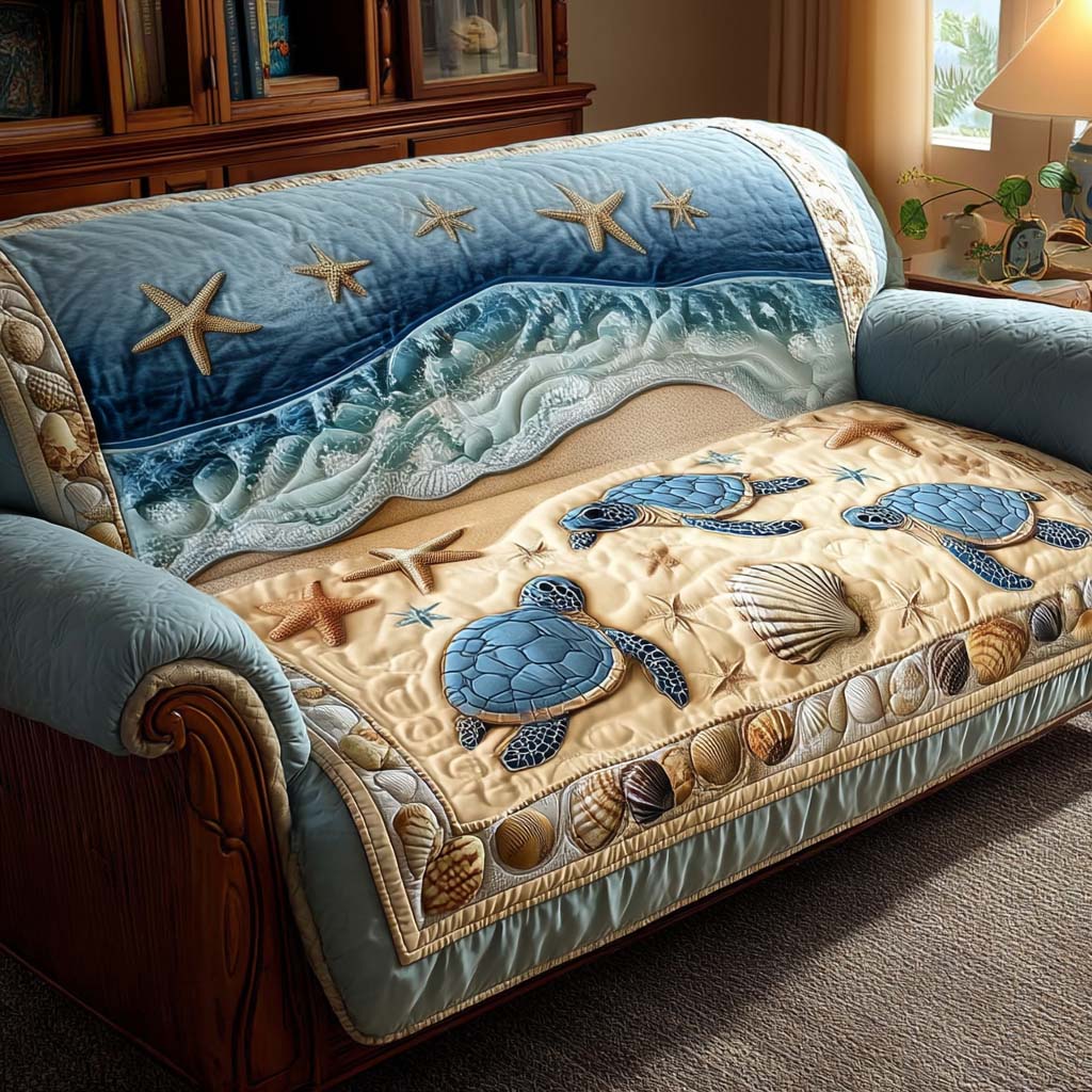 Quilted Turtle Sofa Cover