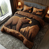 Quilted Cover Set - Woodland Animals
