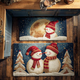 Winter Non-Slip Kitchen Mat with Snow Day NCU0TD1694